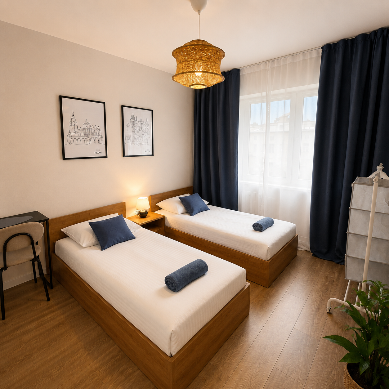 Pokój 4-osobowy - Flow Hostel Kraków