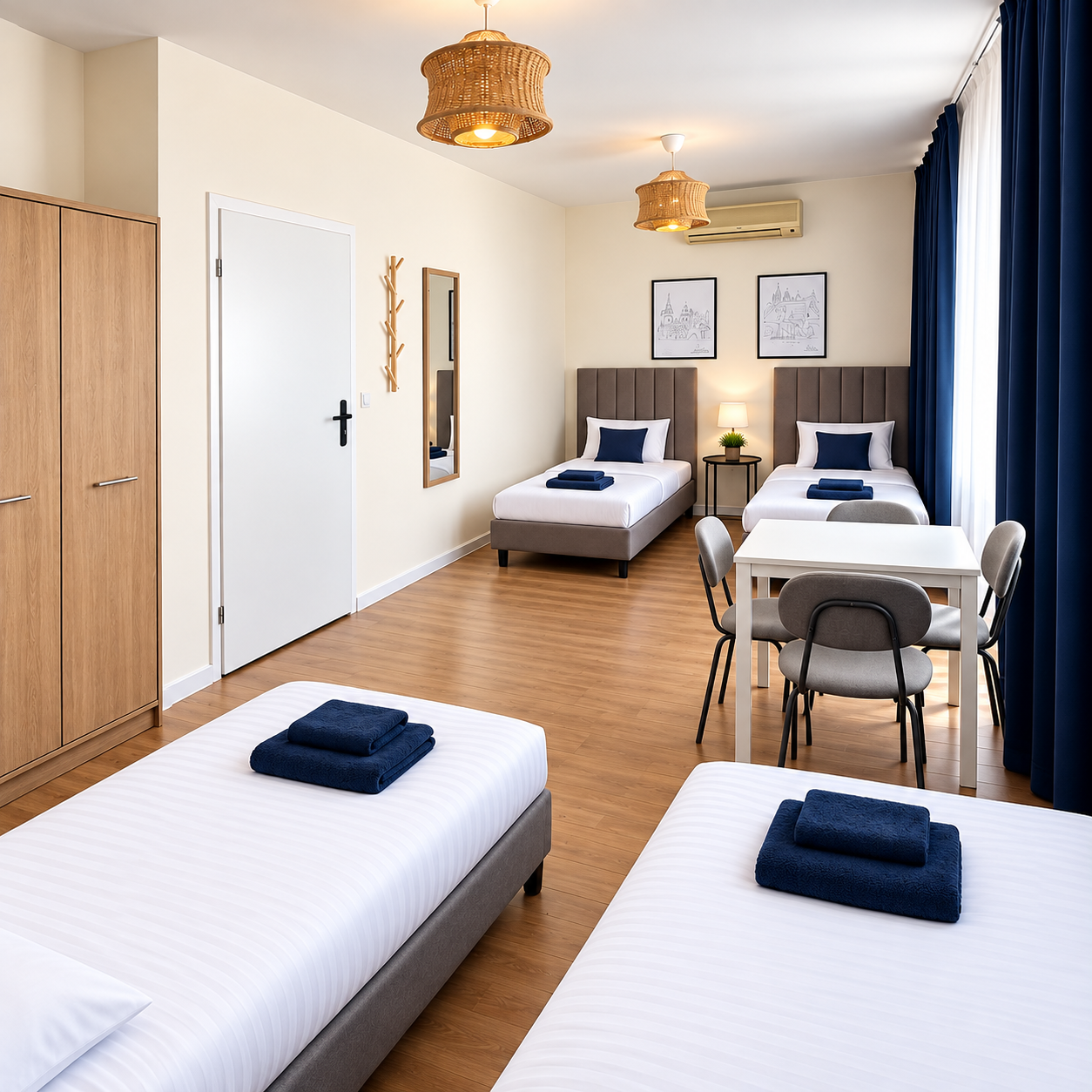 Pokój 4-osobowy - Flow Hostel Kraków